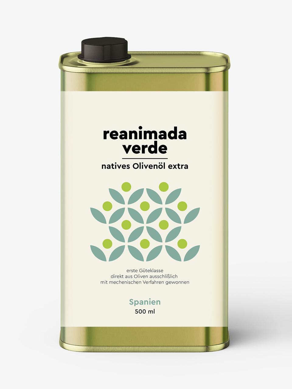 "reanimada verde" 0,5l Olivenöl Nativ Extra: Unser Superfood-Öl