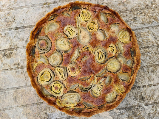 Köstlichster Artischockenkuchen mit Frangipane